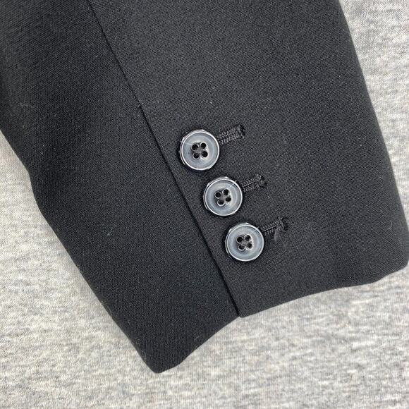 212 Collection Blazer Womens 6 Black Stretch 2 Button Long Sleeve Lined Career - Picture 10 of 12